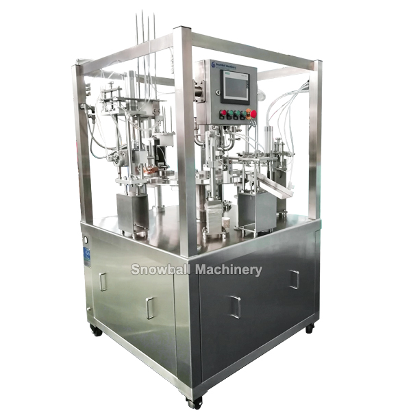 rotary ice cream filling machine, ice cream filler