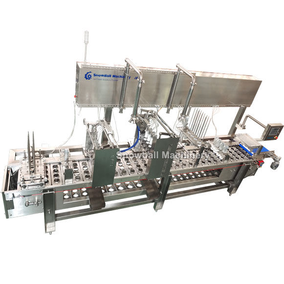 ice cream filler, filling machine snowballmachinery