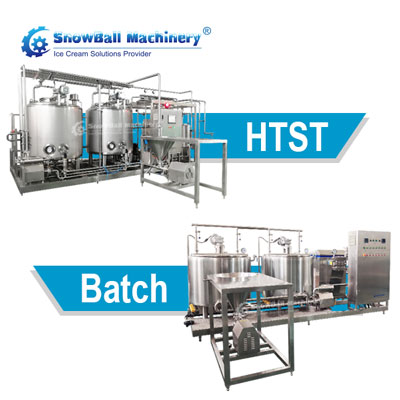 Mixing and Pasteurization Machines in Ice Cream Factory