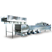 Expanding and melting cart for stick ice cream making machine