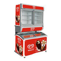 Multilayer Ice Cream Showcase Freezer SD260W/260H