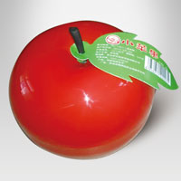 Cute PP ice cream container, red apple shaped