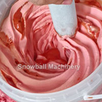ice cream chocolate syrup ripple pump