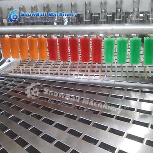 ice cream moulding line